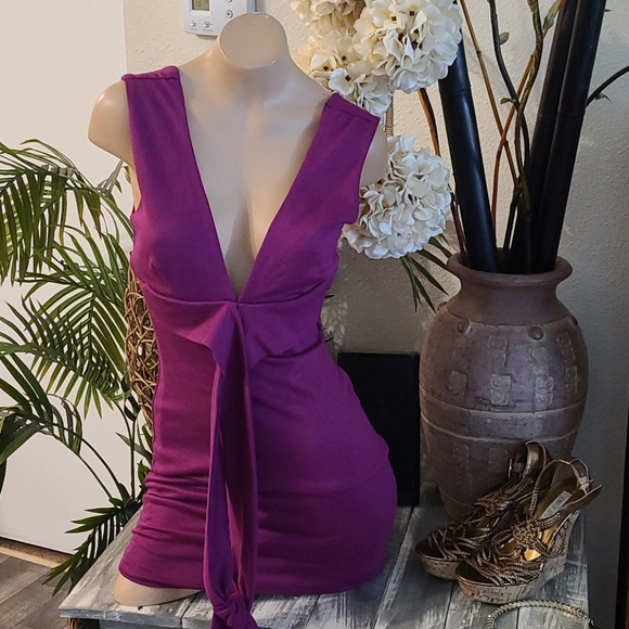 NEW LULUS SUMMER PINK TIE  DRESS  BEAUTIFUL XS - Picture 13 of 16